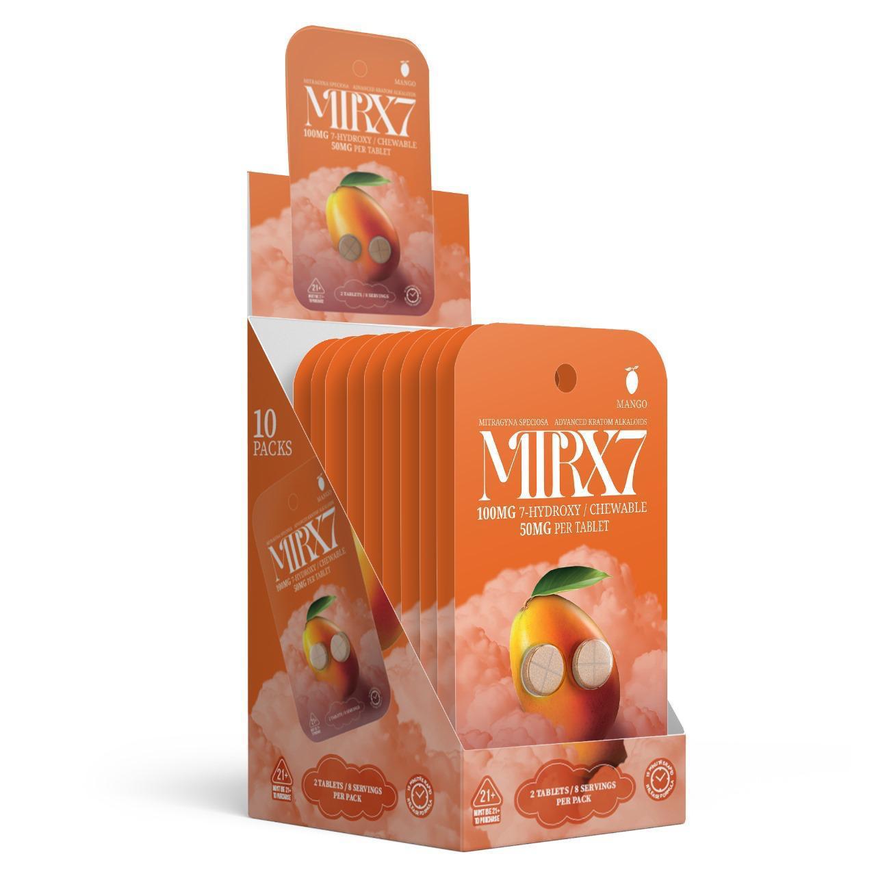 MTRX7 7-HYDROXY 50MG TABLETS 2 PACK - DISPLAY OF 10