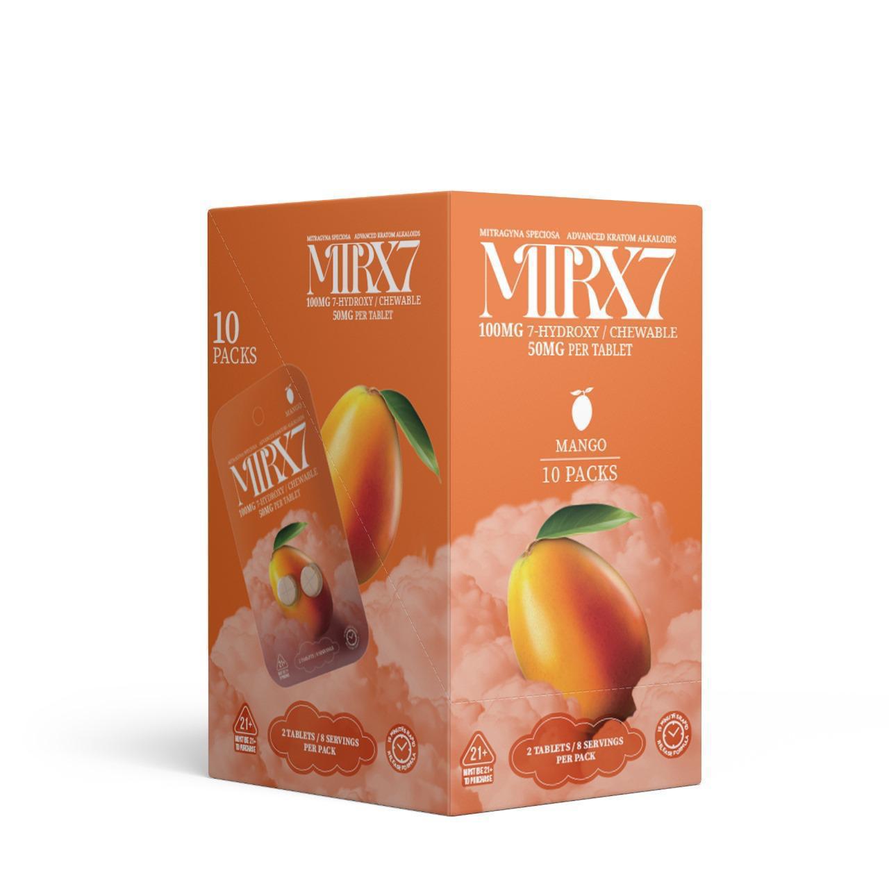 MTRX7 7-HYDROXY 50MG TABLETS 2 PACK - DISPLAY OF 10