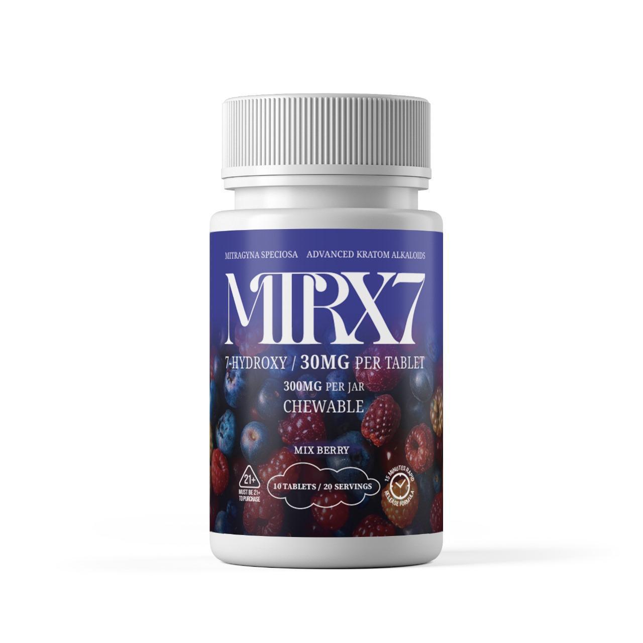 MTRX7 7-HYDROXY 30MG TABLETS - JAR OF 10