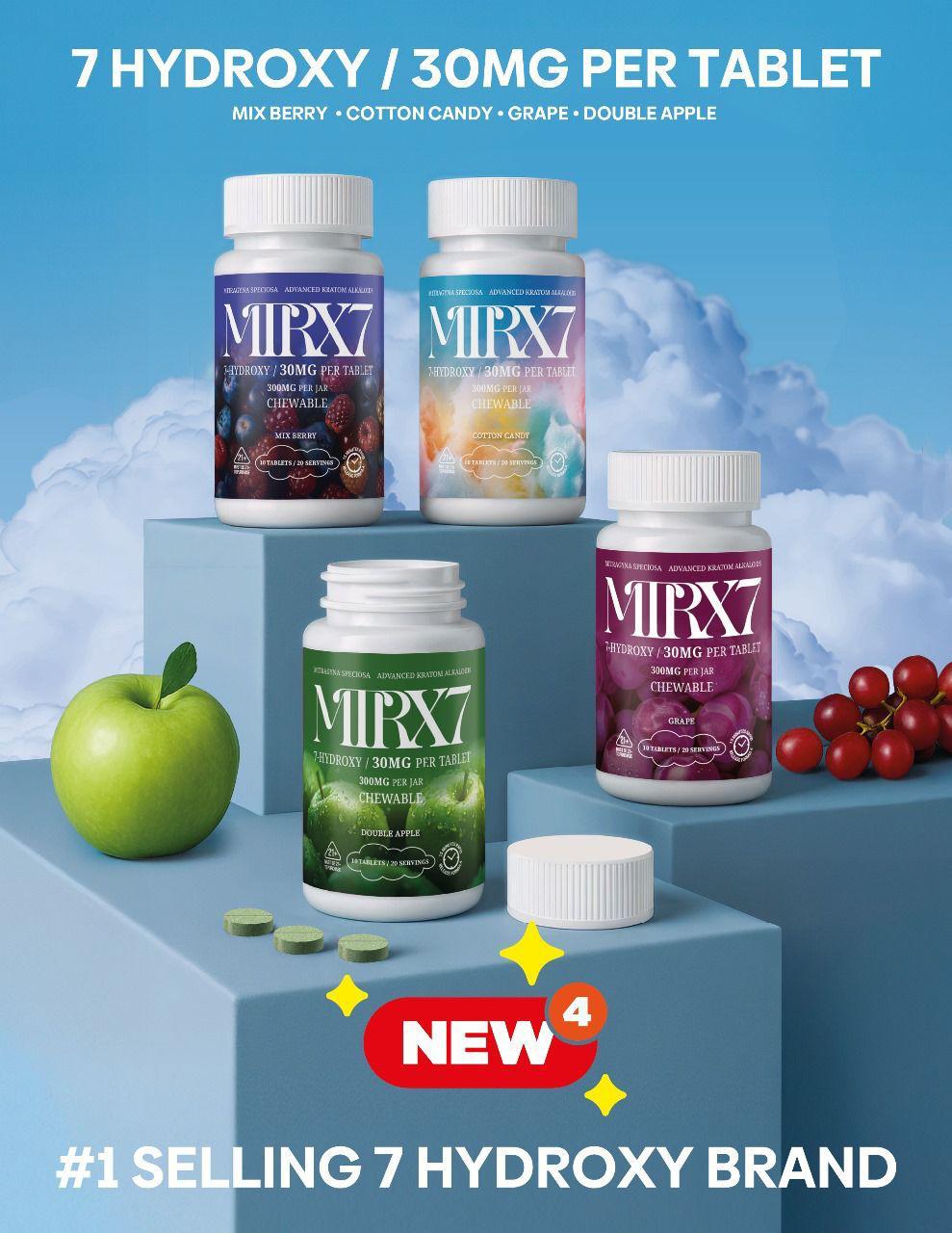 MTRX7 7-HYDROXY 30MG TABLETS - JAR OF 10