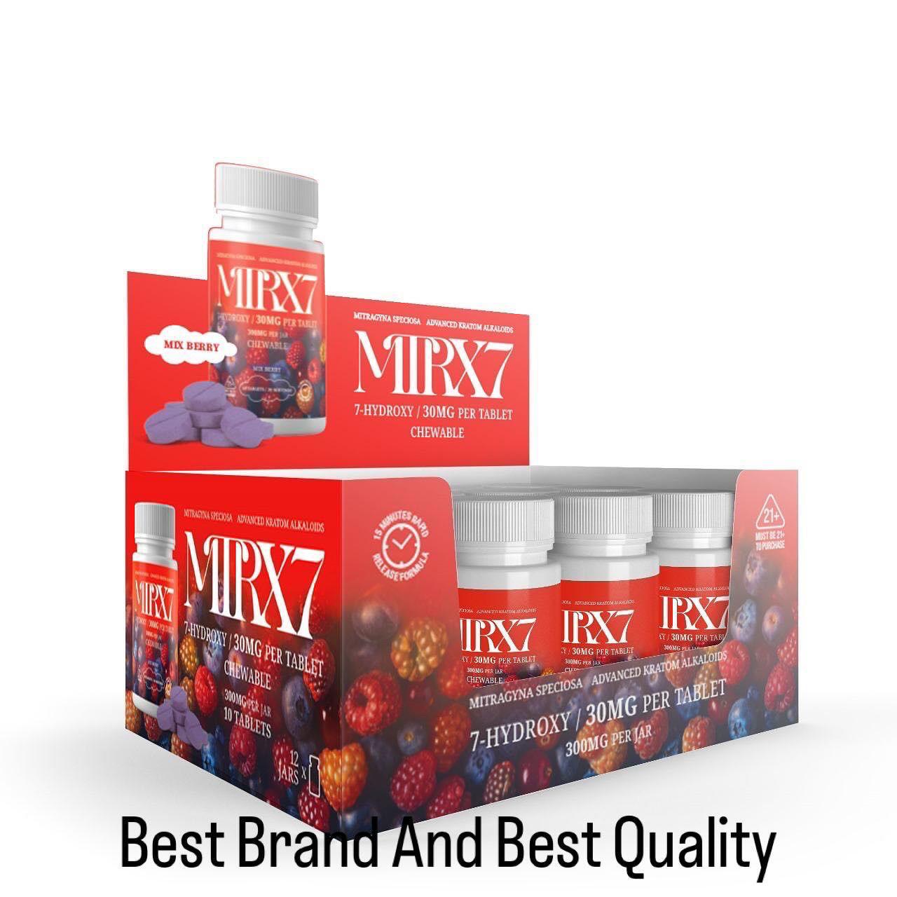 MTRX7 7-HYDROXY 30MG TABLETS - JAR OF 10