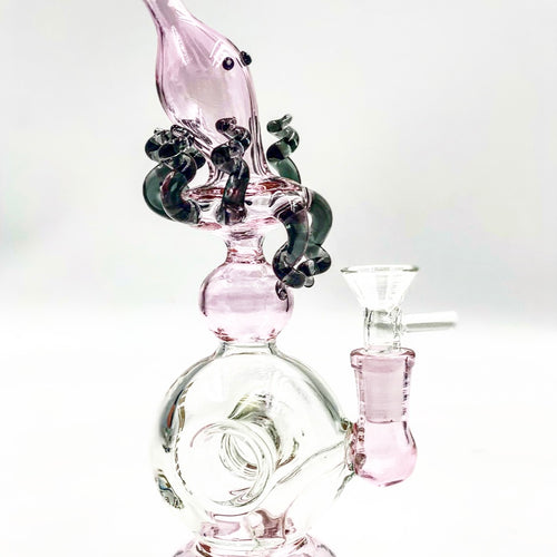 WP 4/ METRIX 12 INCH PINK TUBE WITH ANIMAL ART