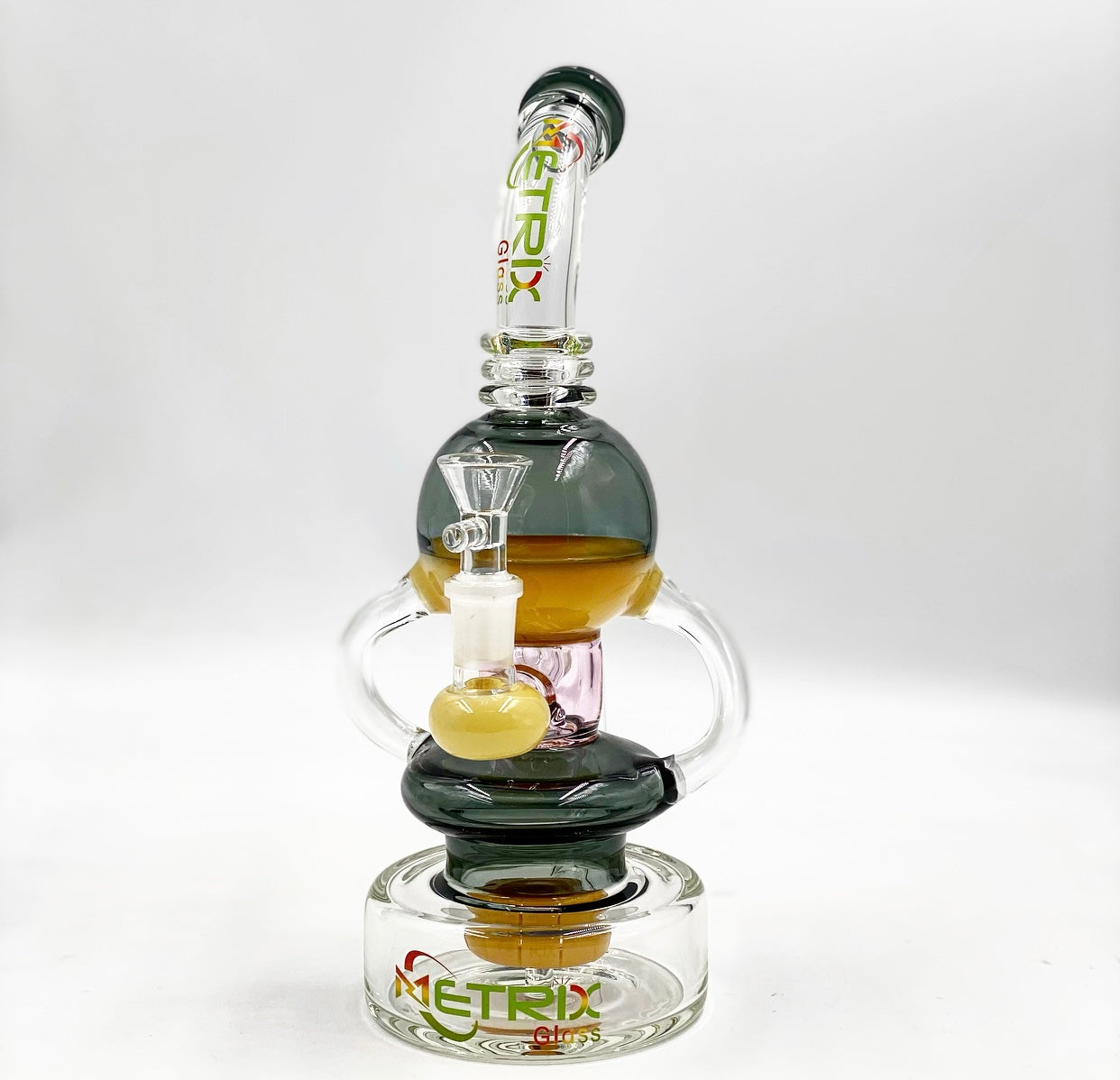 WP KD 1/ METRIX 14 INCH DOUBLE BOWL PERC WITH RECYCLE