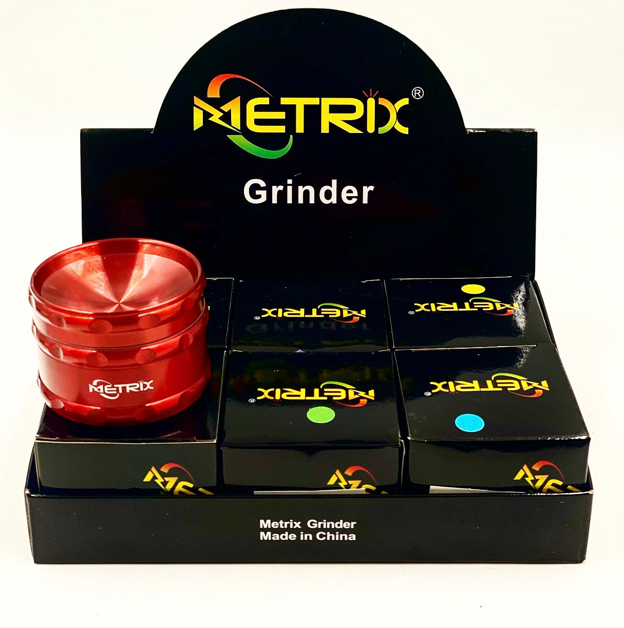 METRIX GRINDER  4/ METRIX GRINDER 63 MM OF 4 LAYERS IN ASSORTED COLORS