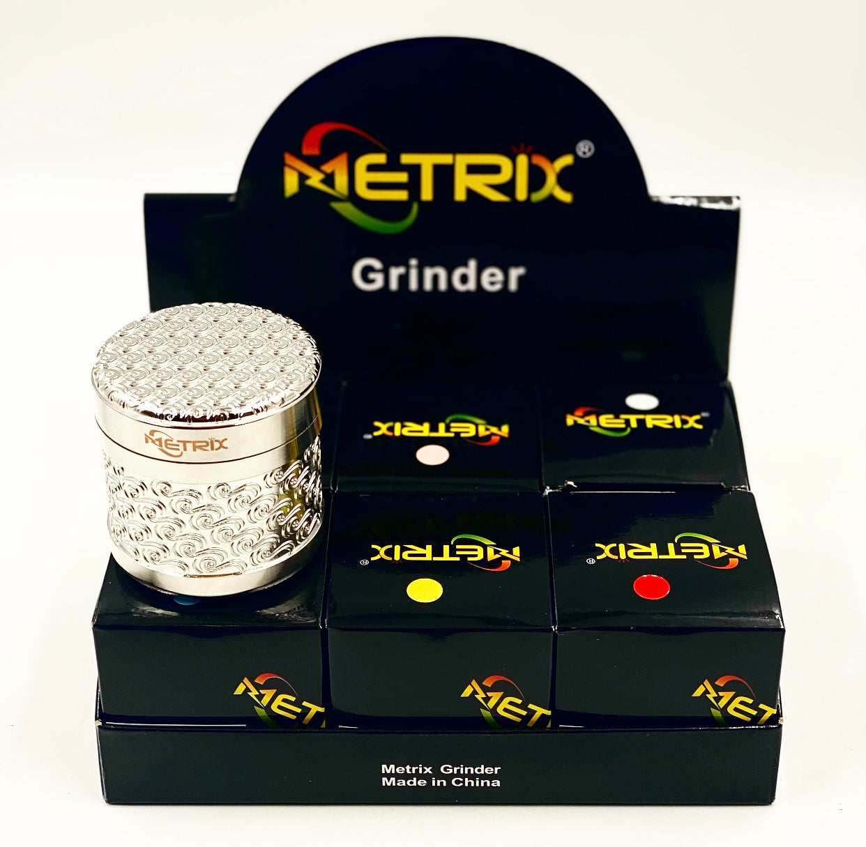 METRIX GRINDER 3/ METRIX GRINDER 63 MM 4 LAYERS WITH MARBLE  DESIGNS