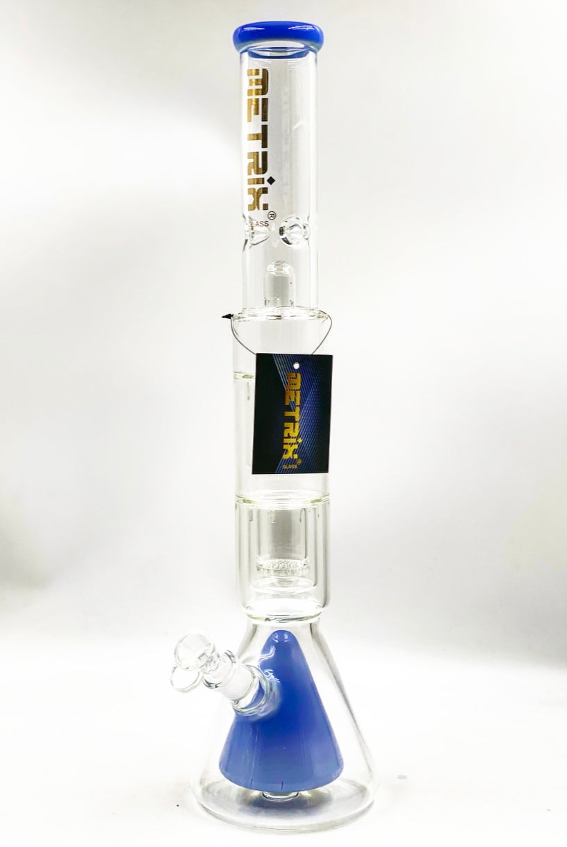 WP 127/ METRIX 18 INCH DOUBLE PERC WITH DOME WATER PIPE