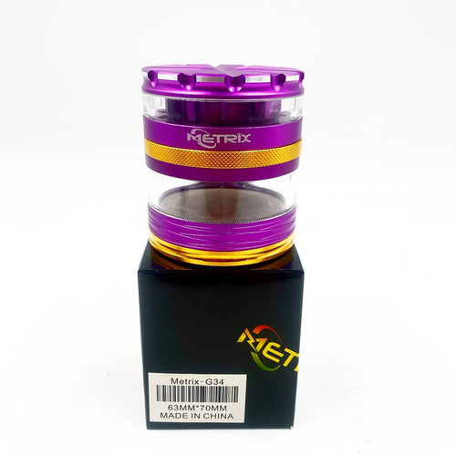 Metrix-G34 Purple/Yellow Grinder