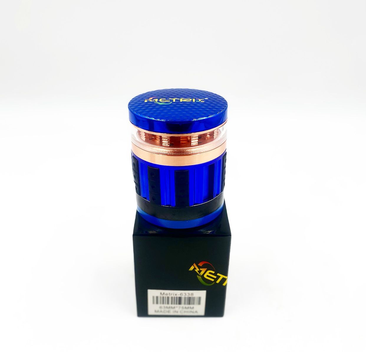 Metrix-6338 Rose Gold/Blue Grinder